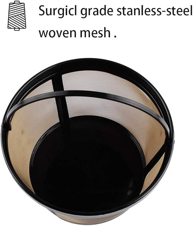 Permanent Basket-Style Coffee Filter designed for Mr. Coffee 10-12 Cup Basket-Style Coffeemakers