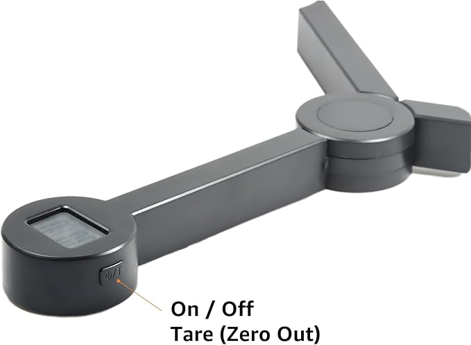 Portable Food Scale Travel Scale for Food, Small Folding Digital Kitchen Scale for Food, Collapsible Mini Pocket Scale Grams and Ounces, Ideal for Diet Calorie Control Compact Kitchen, Tripod White