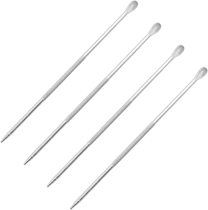 4 Barista 304 stainless steel decorative latte art pens and fancy coffee tools, suitable for baristas in coffee bars to create creative designs and decorations