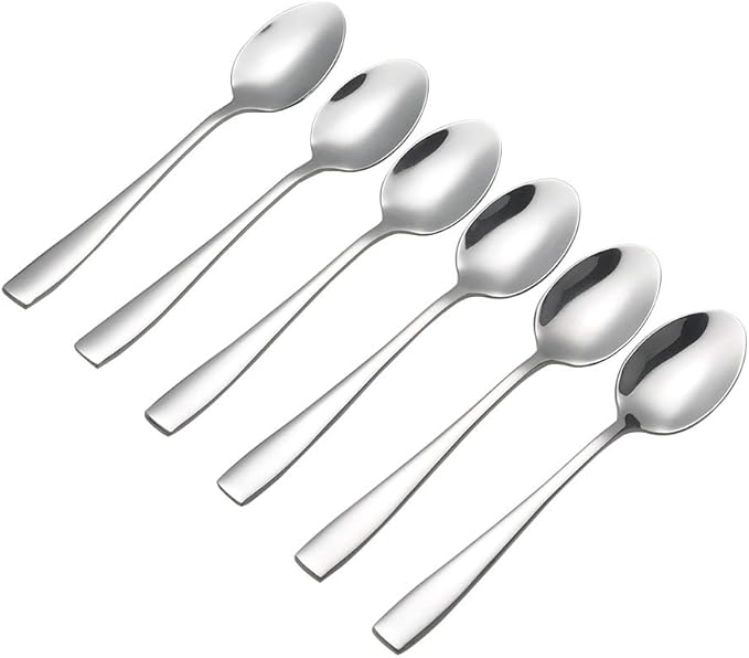 Asking 12-Piece Stainless Steel Small Coffee Spoons for Stirring Espresso Coffee