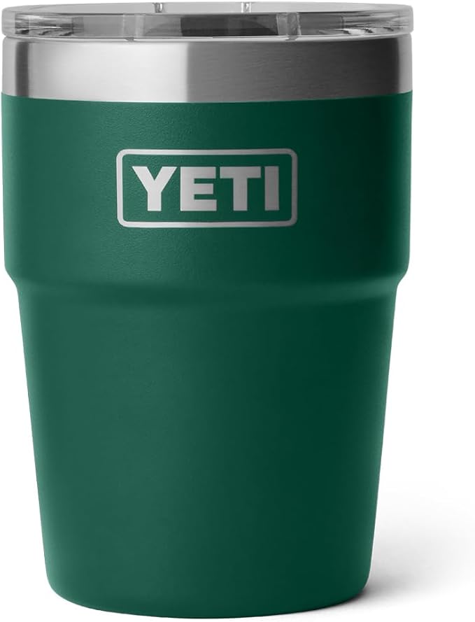 YETI Rambler 16 oz Stackable Tumbler, Vacuum Insulated, Stainless Steel with MagSlider Lid