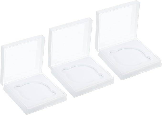 PATIKIL 62mm Lens Filter Case, 3pcs Camera Filter Case Portable Lens Filter Box Water Resistant Dustproof Plastic for Photography Filter Storage