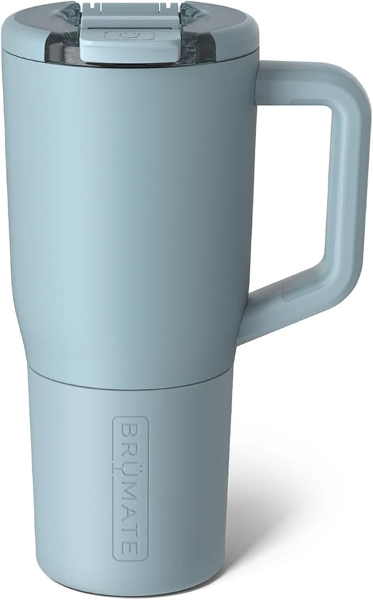 BrüMate Müv - 25oz 100% Leak Proof Insulated Coffee Mug with Handle & Lid - Stainless Steel Coffee Travel Mug - Double Walled Coffee Cup (Mist)