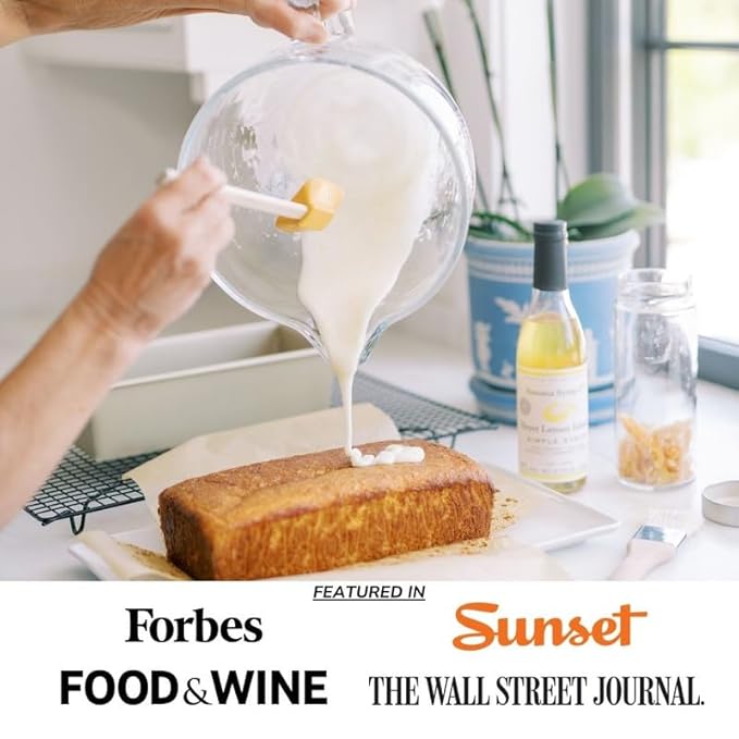 Sonoma Syrup Co. Meyer Lemon Infused Simple Syrup 12.7 fl oz | for Coffee, Cocktails, and Cooking | Hand Crafted in the USA