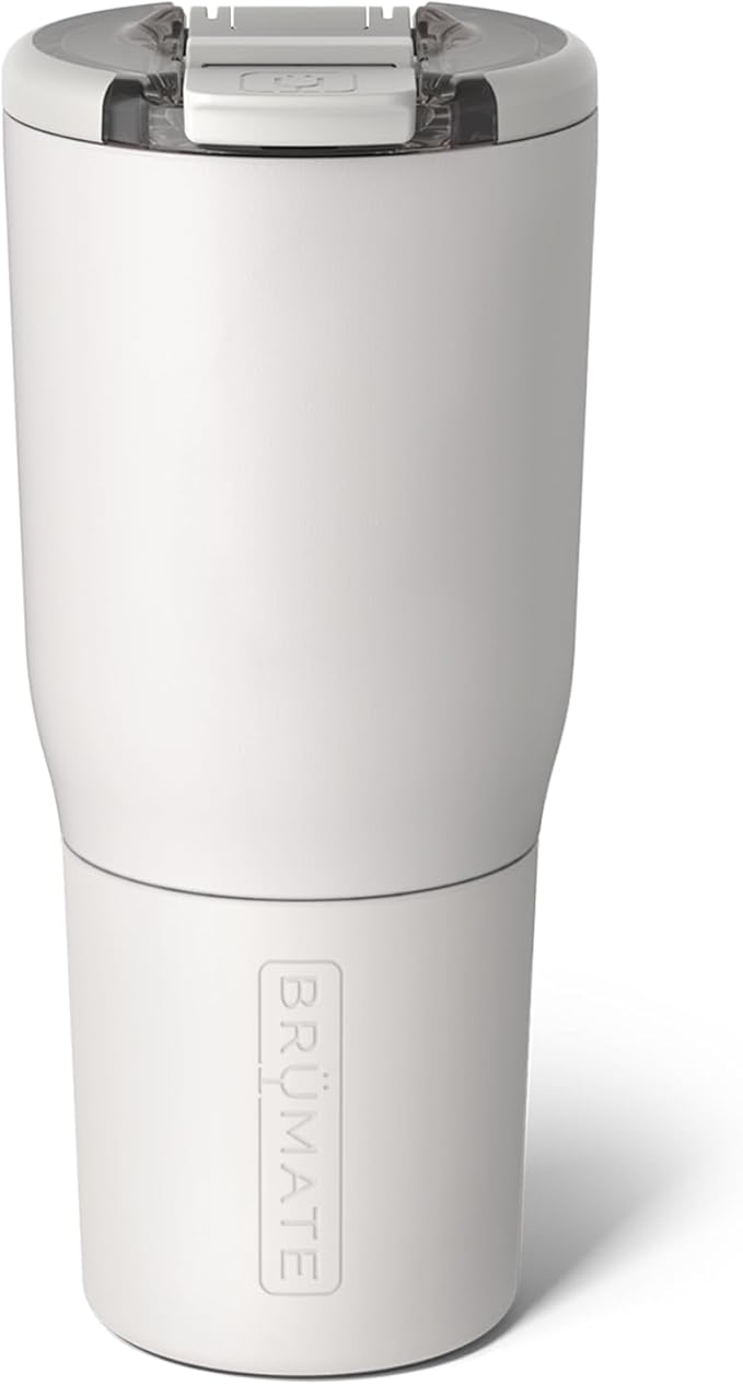 BrüMate Nav 25oz 100% Leak Proof Insulated Travel Tumbler with Magnetic BevLock™ Lid - Double Wall Cup-Holder Friendly Stainless Steel Mug (Dune)