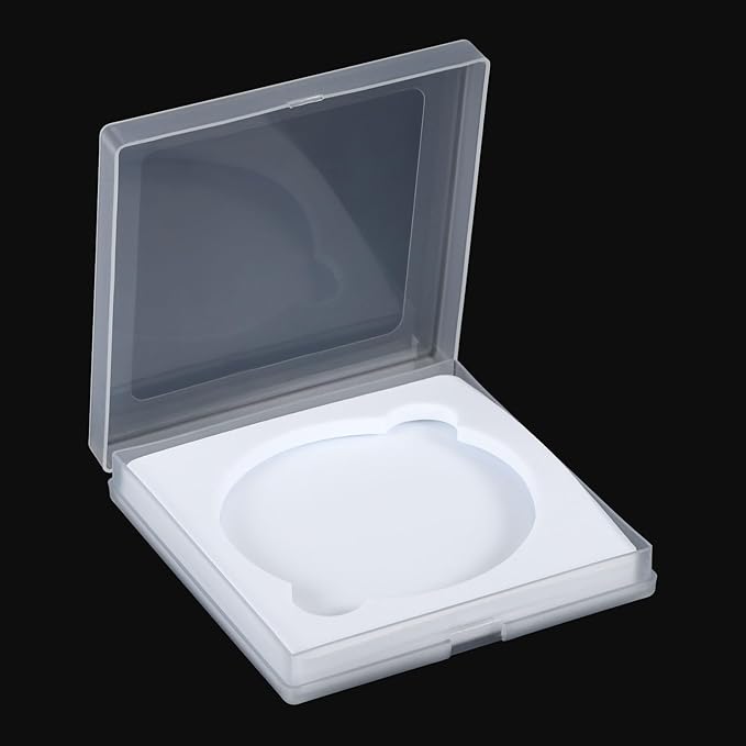 PATIKIL 82mm Lens Filter Case, 1pcs Camera Filter Case Portable Lens Filter Box Water Resistant Dustproof Plastic for Photography Filter Storage