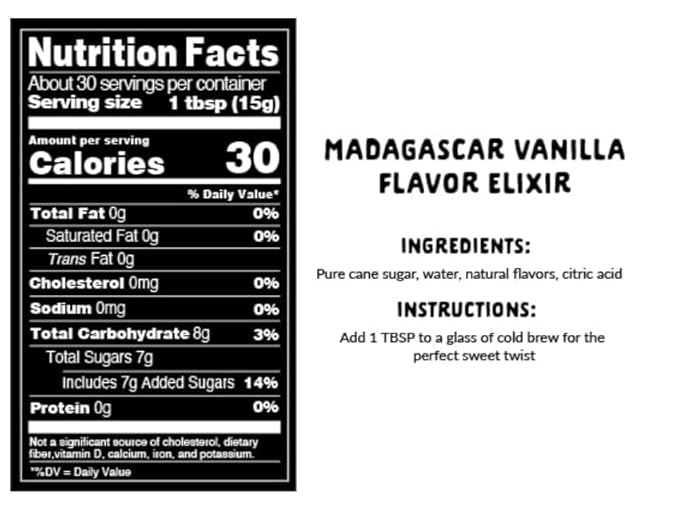 Explorer Cold Brew Coffee Concentrate & Syrup Bundle | Organic Regular Caffeine & Vanilla Coffee Syrup | Gluten Free Instant Liquid Mix | Iced or Hot