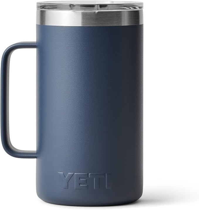 YETI Rambler 24 oz Mug, Vacuum Insulated, Stainless Steel with MagSlider Lid