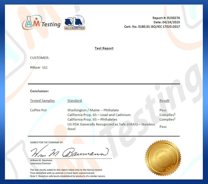 NIKPAR Luxury Greek Coffee Pot Macedonian Collection - Turkish Coffee Pot for Most Type of Stove Top, Arabic Coffee Maker Cezve, Ibrik, Briki with Detachable Handle & Luxury Gift Box (10 oz Small)