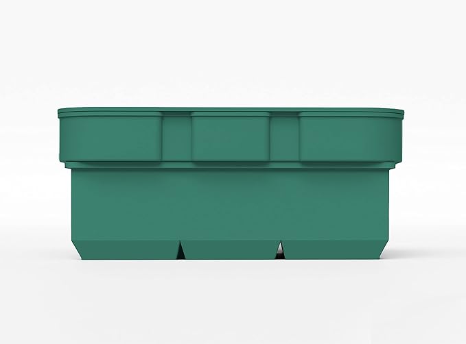 glacio Silicone Ice Cube Trays – Large Silicone Molds for 2-Inch Ice Cubes and Spheres Whiskey Ice Cube Trays with Lids for Cocktails & Bourbon – Set of 2