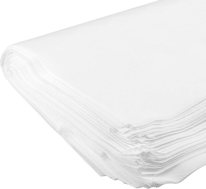 100 Pack 20 x 24 Inch Cold Brew Coffee Filters, Coffee Filter Bag Commercial Cold Brew Filters for Tea, Coffee and Spice, White