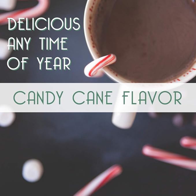 Joe’s Syrup Organic Flavored Syrup, Organic Candy Cane Mint, 750 ml (3 Pack)