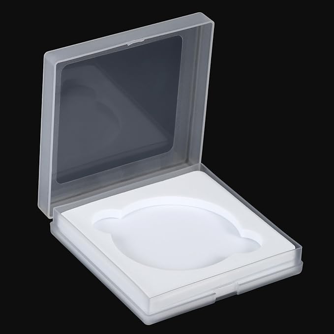 PATIKIL 62mm Lens Filter Case, 3pcs Camera Filter Case Portable Lens Filter Box Water Resistant Dustproof Plastic for Photography Filter Storage