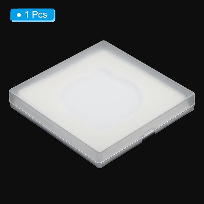 PATIKIL 67mm Lens Filter Case, 1pcs Camera Filter Case Portable Lens Filter Box Water Resistant Dustproof Plastic for Photography Filter Storage