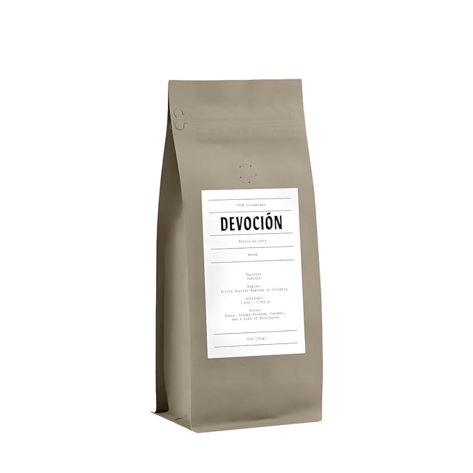 Honey - Roasted by Devocion - Whole Bean Coffee - 5 Pound Bag