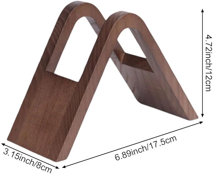 Coffee Filter Holder, Wooden Cone Coffee Paper Storage Rack, Coffee Filter Paper Container Dispenser, Coffee Filter Paper Stand Rack