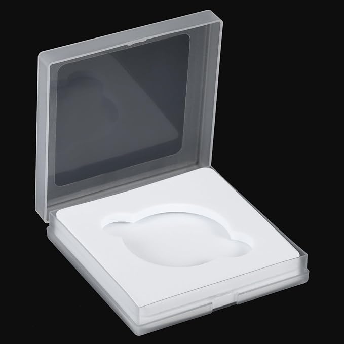 PATIKIL 49mm Lens Filter Case, 3pcs Camera Filter Case Portable Lens Filter Box Water Resistant Dustproof Plastic for Photography Filter Storage