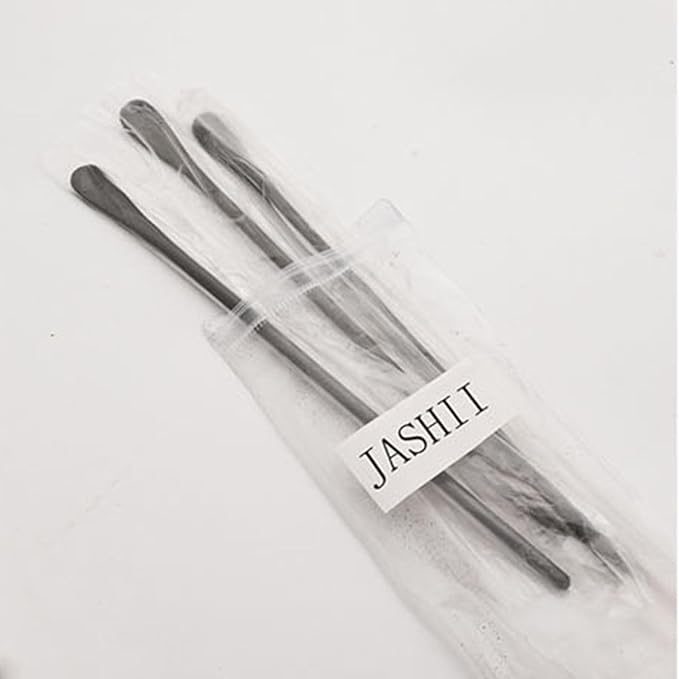 JASHII Black Matte Long Handle Spoon Cocktail Mixing Stirring Spoons Iced Tea Coffee Spoons with 8.6 inch Long Handle Brushed SUS304 Stainless Steel, 3-Piece