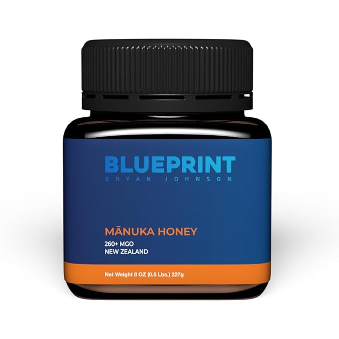 Blueprint by Bryan Johnson Manuka Honey - MGO 260+ - New Zealand Sourced - (8 oz)