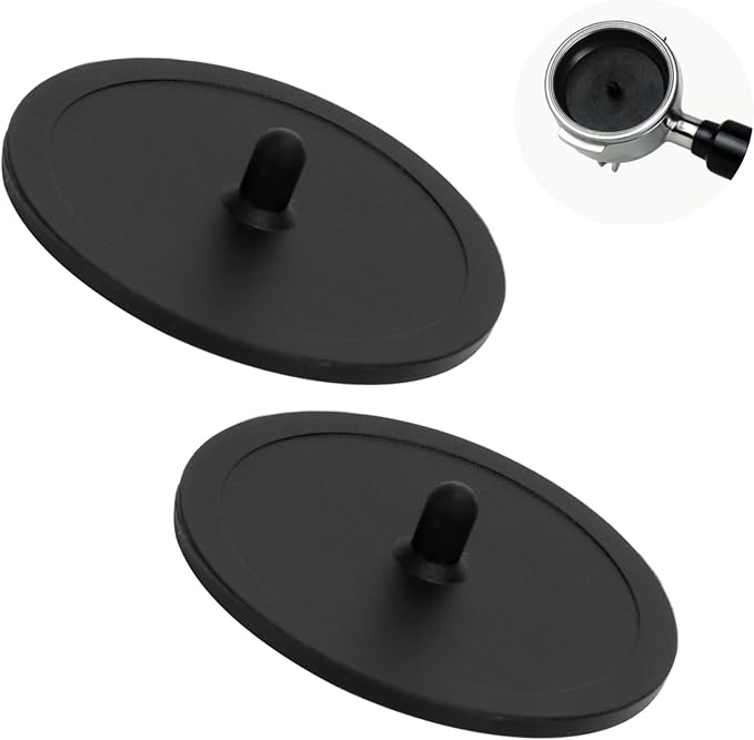 Backflush Cleaning Disc, Rubber Blind Filter Disk Insert Cleaning Backflush Disc Pad Blind Filter Disk Tool for Espresso Machines