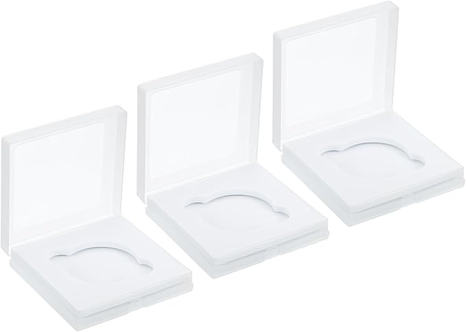 PATIKIL 49mm Lens Filter Case, 3pcs Camera Filter Case Portable Lens Filter Box Water Resistant Dustproof Plastic for Photography Filter Storage