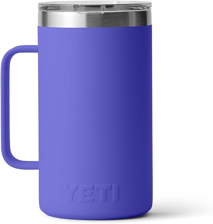 YETI Rambler 24 oz Mug, Vacuum Insulated, Stainless Steel with MagSlider Lid