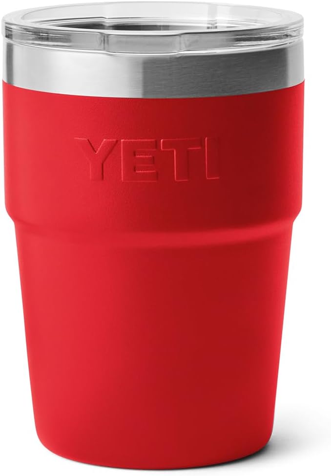 YETI Rambler 16 oz Stackable Tumbler, Vacuum Insulated, Stainless Steel with MagSlider Lid