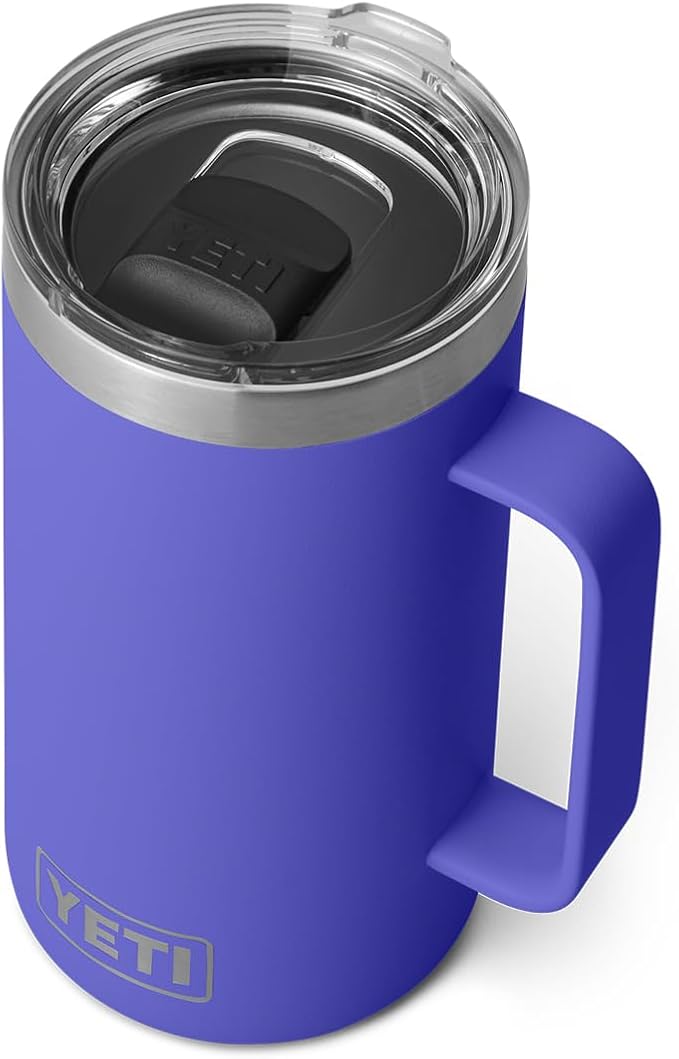 YETI Rambler 24 oz Mug, Vacuum Insulated, Stainless Steel with MagSlider Lid