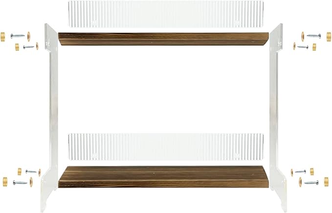 Coffee Bar Organizer,2 Tier Coffee Station, Home Storage Cups for Kitchen Countertop, Holds Cups, Coffee Beans, Placing Mugs