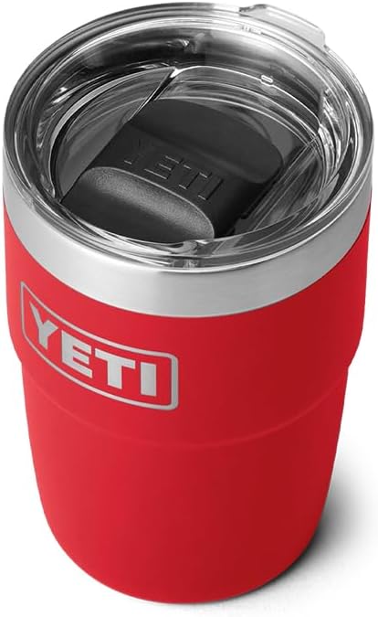 YETI Rambler 8 oz Stackable Cup, Stainless Steel, Vacuum Insulated Espresso Cup with MagSlider Lid