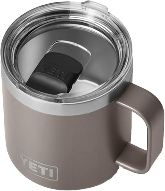 YETI Rambler 14 oz Mug, Vacuum Insulated, Stainless Steel with MagSlider Lid, Stainless