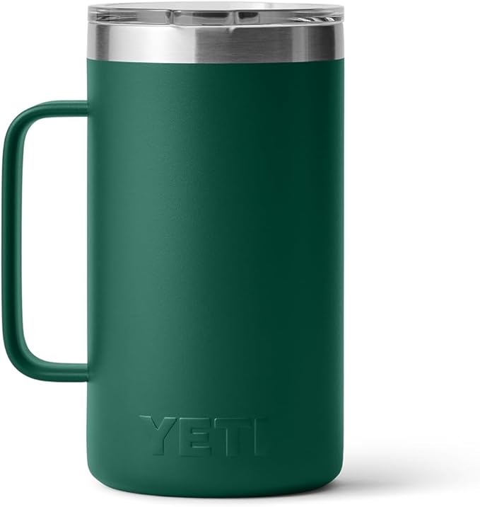 YETI Rambler 24 oz Mug, Vacuum Insulated, Stainless Steel with MagSlider Lid