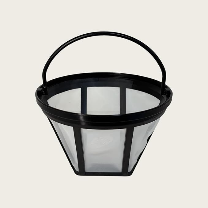 5pcs Reusable Coffee Filter With handle, for 12 Cups Drip Coffee Maker,Easy to use and clean