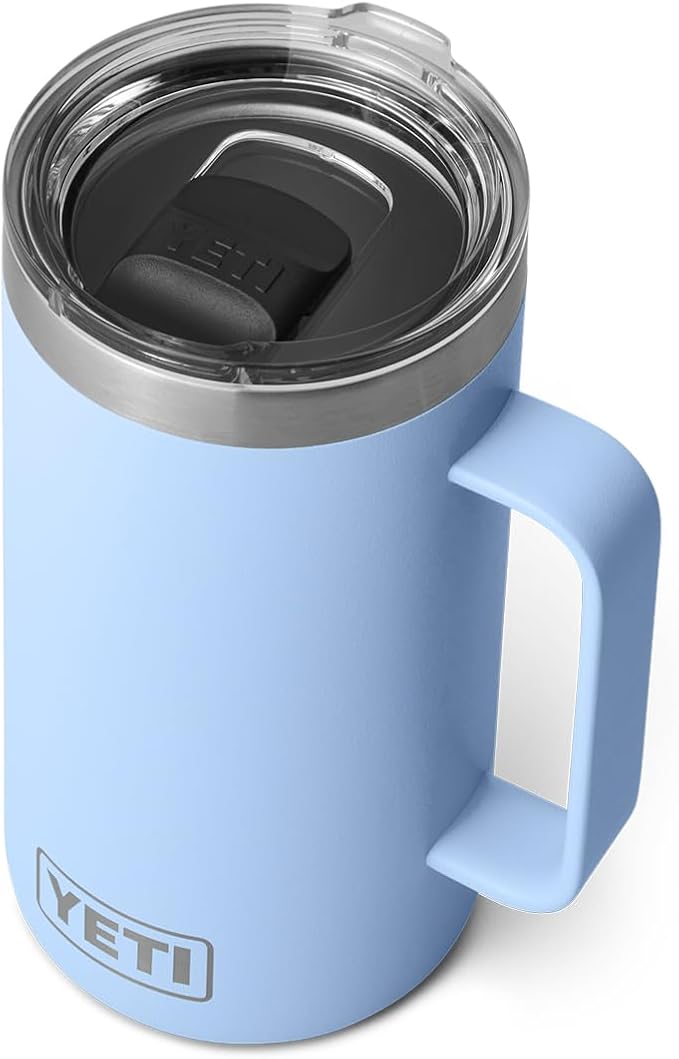 YETI Rambler 24 oz Mug, Vacuum Insulated, Stainless Steel with MagSlider Lid