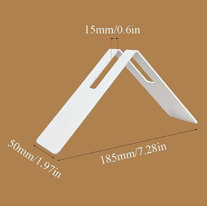 MIAO JIN Coffee Filter Paper Holder,Stainless Steel Coffee Paper Storage Container Dispenser Rack Coffee Filter Stand (White)