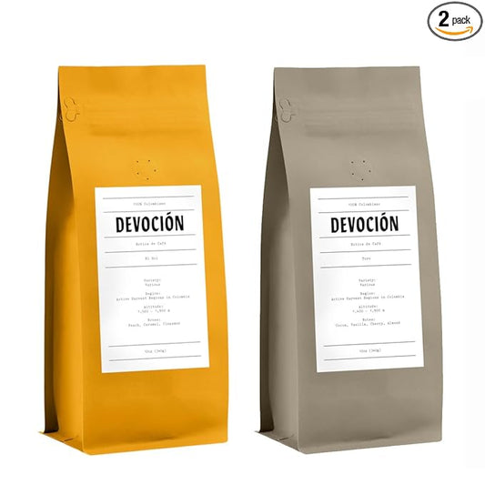 Bean Box Coffee Sampler - Explore Colombia, 2-Pack, Whole Bean, Gourmet Coffee