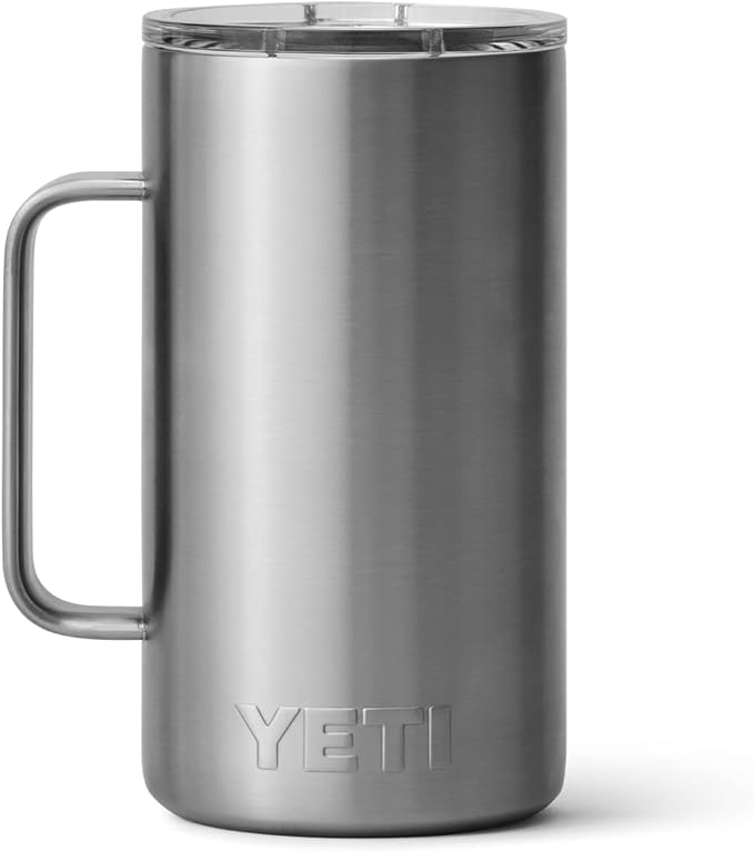 YETI Rambler 24 oz Mug, Vacuum Insulated, Stainless Steel with MagSlider Lid