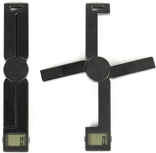 Portable Food Scale Travel Scale for Food, Small Folding Digital Kitchen Scale for Food, Collapsible Mini Pocket Scale Grams and Ounces, Perfect for Diet Calorie Control Compact Kitchen, X Black