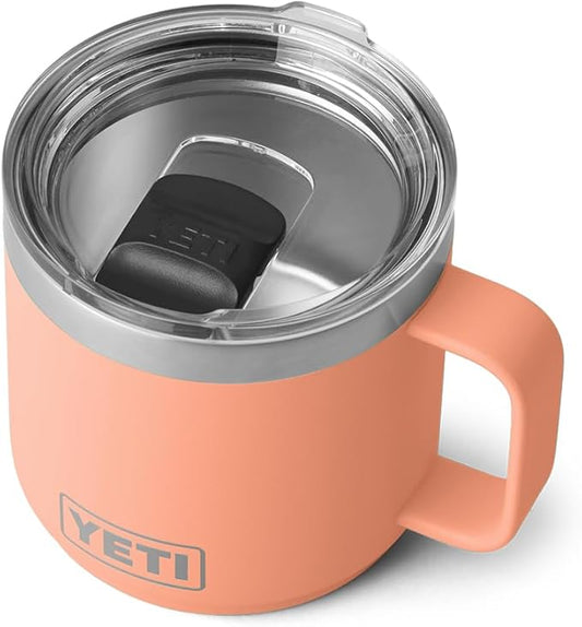 YETI Rambler 14 oz Stackable Mug, Vacuum Insulated, Stainless Steel with MagSlider Lid