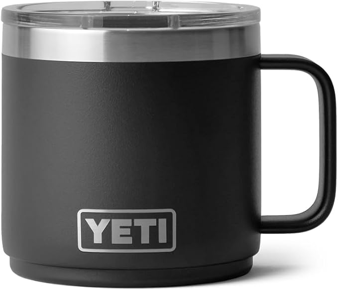 YETI Rambler 14 oz Stackable Mug, Vacuum Insulated, Stainless Steel with MagSlider Lid