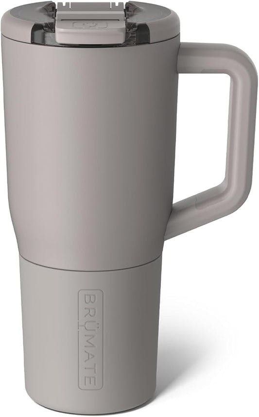 BrüMate Müv - 25oz 100% Leak Proof Insulated Coffee Mug with Handle & Lid - Stainless Steel Coffee Travel Mug - Double Walled Coffee Cup (Mocha)