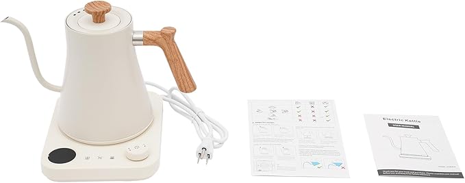 Electric Gooseneck Kettle (White)