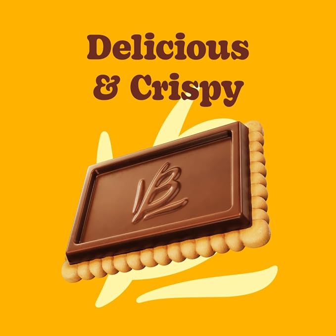 Bauducco Choco Biscuit Cookies, 25.3 oz (Pack of 120) - Crispy & Delicious Chocolate Cookies, Individually Wrapped for Snacks, Dessert & Lunch Boxes - 2 Cookies per Pack