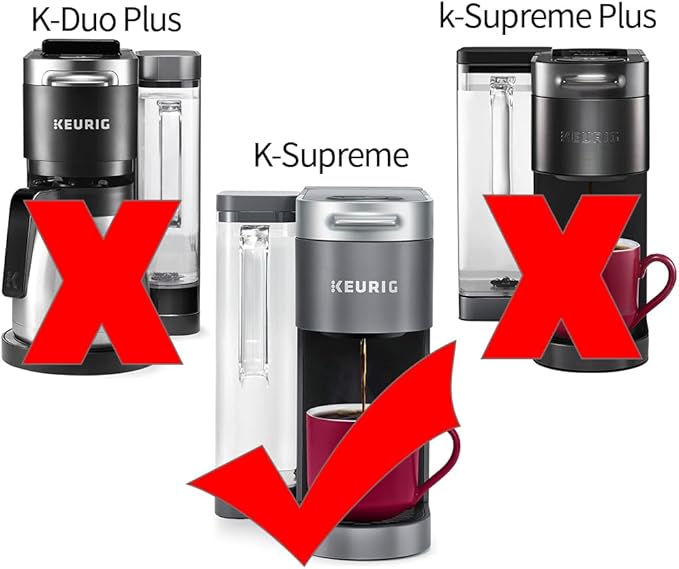 Replacement Parts Water Reservoir with Filter Holder and 3 charcoal Water Filters,Compatible with Keurig K-Supreme Single Serve K-Cup Pod Coffee Makers