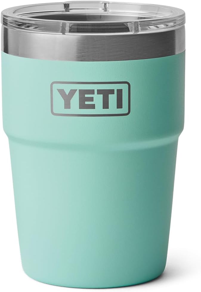YETI Rambler 16 oz Stackable Tumbler, Vacuum Insulated, Stainless Steel with MagSlider Lid