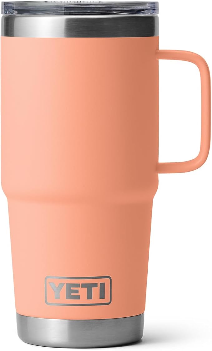 YETI Rambler 20 oz Travel Mug, Stainless Steel, Vacuum Insulated with Stronghold Lid