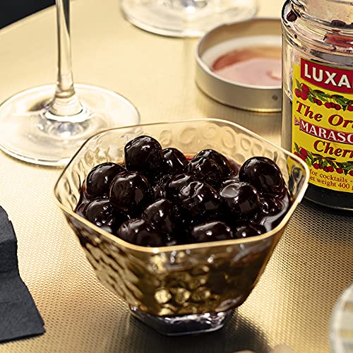 Luxardo Gourmet Cocktail Maraschino Cherries | for Old Fashioned, Manhattan and Desserts, 400G Jar. [Pack of 2]