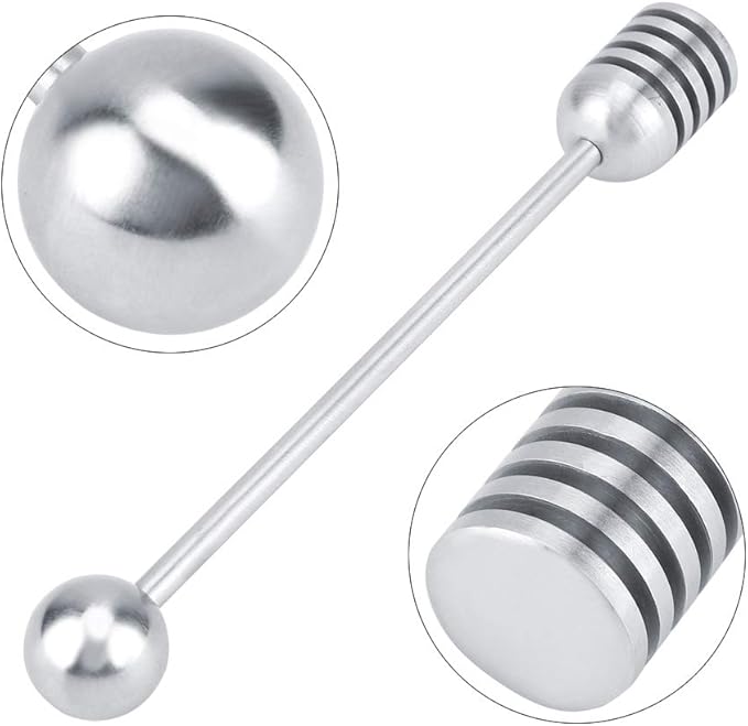 Honey Drizzle Small Metal Honey Stick Drizzle Spoon for Home Kitchen, Xiuganpo3qk0so9dap