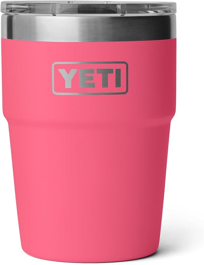 YETI Rambler 16 oz Stackable Tumbler, Vacuum Insulated, Stainless Steel with MagSlider Lid