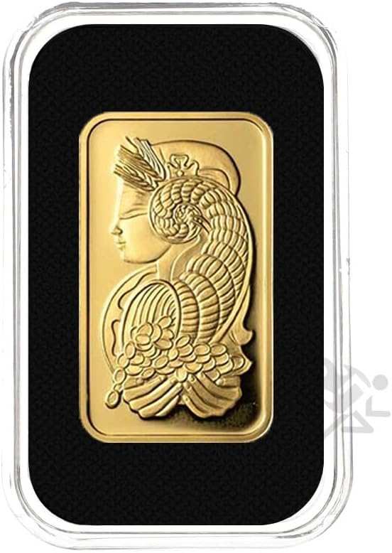 OnFireGuy Air-Tite Black Wafer Capsule Holders for 1oz or Smaller Gold Bars Qty: 10